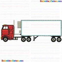 Truck 85 Embroidery Design