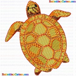 Turtle 15 Embroidery Design