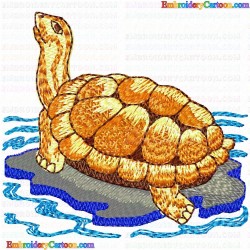 Turtle 23 Embroidery Design