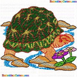 Turtle 27 Embroidery Design