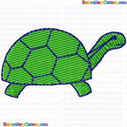 Turtle 30 Embroidery Design