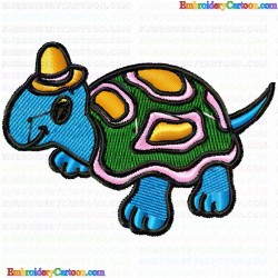 Turtle 3 Embroidery Design