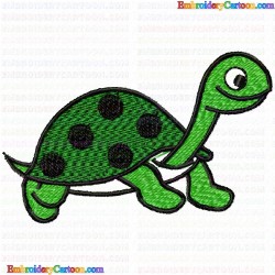 Turtle 9 Embroidery Design