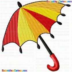 Umbrella 18 Embroidery Design