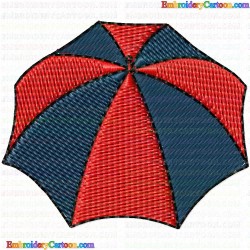 Umbrella 1 Embroidery Design