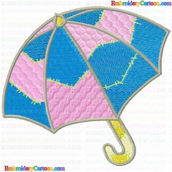 Umbrella 20 Embroidery Design
