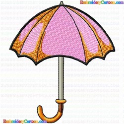 Umbrella 9 Embroidery Design