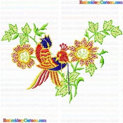 Various Birds 23 Embroidery Design