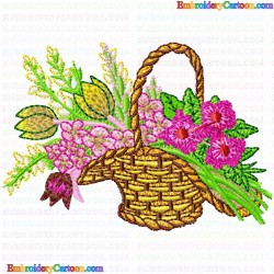 Vase for Flowers 100 Embroidery Design