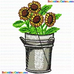 Vase for Flowers 108 Embroidery Design