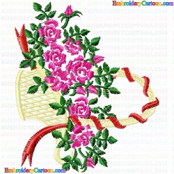 Vase for Flowers 110 Embroidery Design