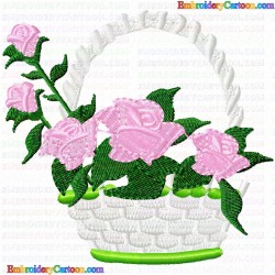 Vase for Flowers 120 Embroidery Design