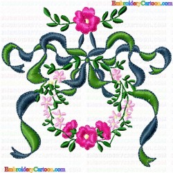 Vase for Flowers 124 Embroidery Design