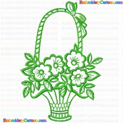 Vase for Flowers 131 Embroidery Design