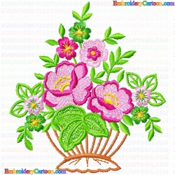 Vase for Flowers 134 Embroidery Design