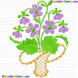 Vase for Flowers 135 Embroidery Design