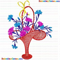 Vase for Flowers 16 Embroidery Design