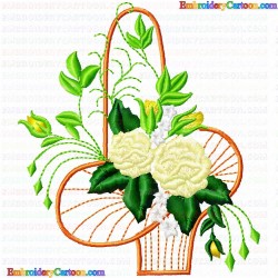 Vase for Flowers 1 Embroidery Design