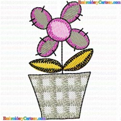 Vase for Flowers 20 Embroidery Design