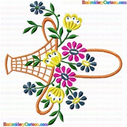 Vase for Flowers 28 Embroidery Design