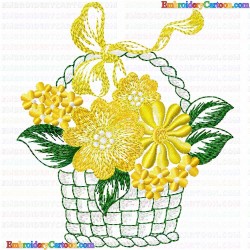 Vase for Flowers 29 Embroidery Design