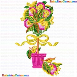 Vase for Flowers 30 Embroidery Design