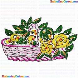 Vase for Flowers 37 Embroidery Design