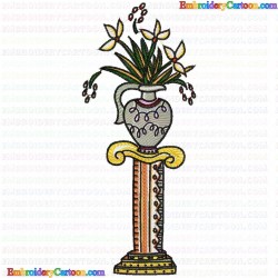 Vase for Flowers 56 Embroidery Design