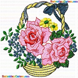 Vase for Flowers 7 Embroidery Design