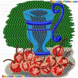 Vase for Flowers 82 Embroidery Design