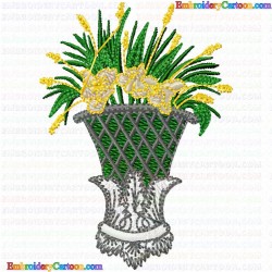 Vase for Flowers 84 Embroidery Design