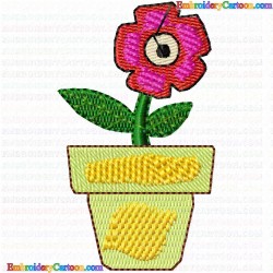 Vase for Flowers 87 Embroidery Design