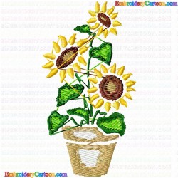 Vase for Flowers 88 Embroidery Design