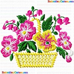 Vase for Flowers 8 Embroidery Design