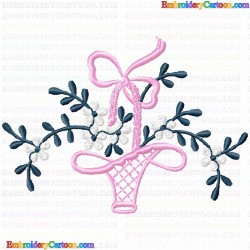 Vase for Flowers 9 Embroidery Design