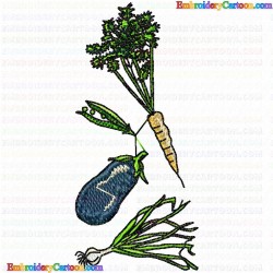 Vegetable 12 Embroidery Design