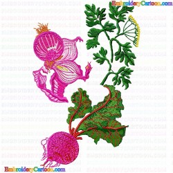 Vegetable 18 Embroidery Design