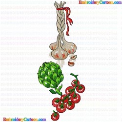 Vegetable 19 Embroidery Design