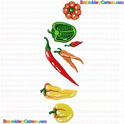 Vegetable 20 Embroidery Design