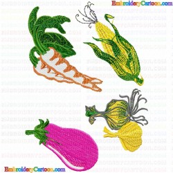 Vegetable 25 Embroidery Design