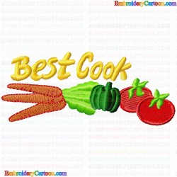 Vegetable 3 Embroidery Design