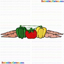 Vegetable 4 Embroidery Design