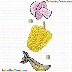 Vegetable 5 Embroidery Design