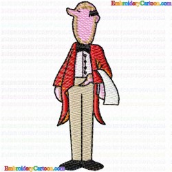 Waiter 7 Embroidery Design