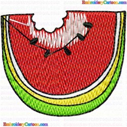 Watermelon 10 Embroidery Design