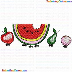 Watermelon 11 Embroidery Design