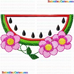 Watermelon 19 Embroidery Design