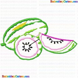 Watermelon 3 Embroidery Design