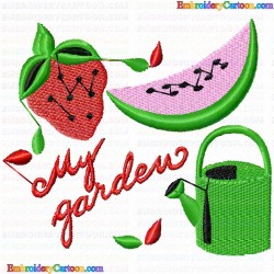 Watermelon 4 Embroidery Design