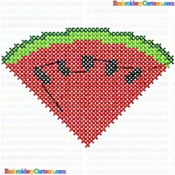 Watermelon 6 Embroidery Design